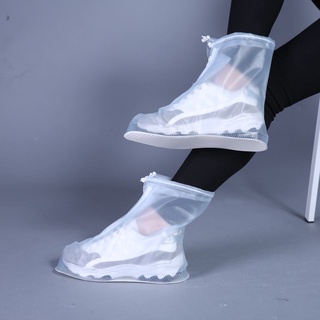 [Weteasd] nuevos zapatos de lluvia botas cubre Overshoes Galoshes viaje para hombres mujeres niños L (5)