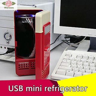 Waroom portátil 5V USB refrigerador eléctrico Mini coche bebida refrigeración nevera (4)