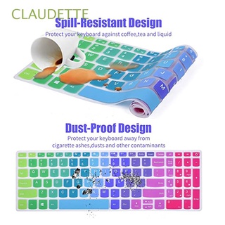 CLAUDETTE S340-15api Keyboard Covers S340-15WL Notebook Laptop Keyboard Stickers Hight Quality Skin Protector Silicone Materail Super Soft 15.6 inch For Lenovo Ideapad Laptop Protector/Multicolor