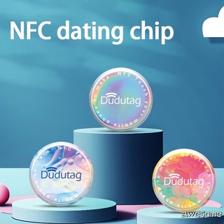 Dudutag Nightclub Social Interaction NFC Patch Friend Sticker Dating Chip Tags Awesome