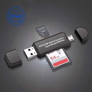 Micro USB OTG a USB adaptador SD/Micro SD lector de tarjetas con USB estándar macho H3N0
