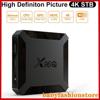 ⚡Bfs✨X96q H313 4K 60 Fps TV BOX 2.4G WIFI HDMI compatible con la red Smart TV BOX