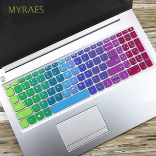 myraes - fundas para teclado de alta calidad (s340-15wl, protector de teclado, s340-15api, para s340 s430, silicona materail super suave, 15,6 pulgadas, para lenovo ideapad, portátil, multicolor)