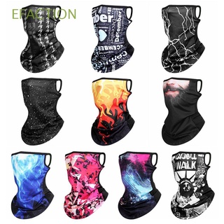 EFACTION Outdoors Sports Neck Gaiter Cycling Headband Cooling Face Scarf Snood Scarf Wind Dust Proof Sun Protection Face Cover Unisex Ear Loops Bandana