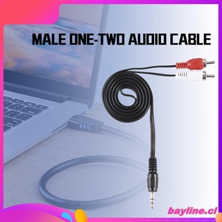 baylin 1/8" conector de enchufe de 3,5 mm a 2 rca macho audio estéreo y adaptador cable kabel