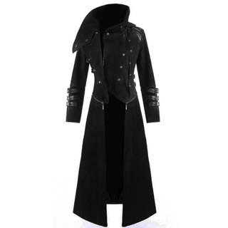 Abrigo largo de escorpión para hombre chaqueta gótica Steampunk con capucha disfraz de Cosplay Medieval novedad (4)