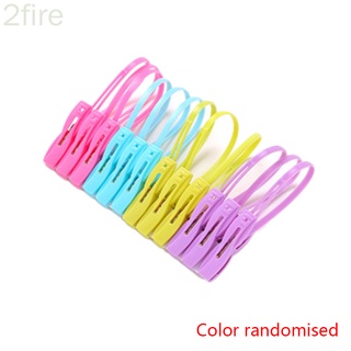 12 clavijas de plástico multicolor para ropa de lavandería, a prueba de viento, multifuncional, color aleatorio