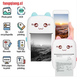 [fangqiang]impresora térmica portátil foto etiqueta de imagen Bluetooth Prin