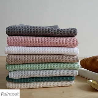 45x65cm algodón servilletas de mesa de algodón cocina waffle patrón toalla de té absorbente plato limpieza toallas cóctel servilleta impermeable