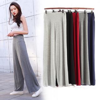 listo stock palazo coreano de la moda de las mujeres [palazo] pantalón largo muslimah suelto baju m-xl 40--83kg