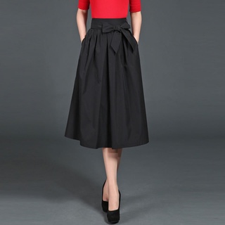 Nuevo estilo de una línea de falda, falda de media longitud, de longitud media de las mujeres, de talle alto, de talle alto, de cintura alta.my