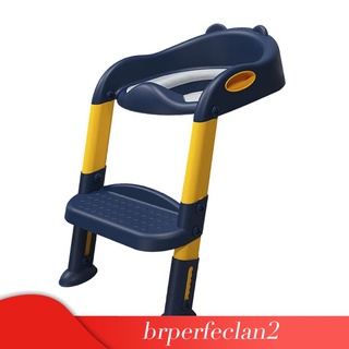[BRPER2] Asiento de inodoro plegable para niños, ajustable, taburete antideslizante, suave, con taburete de plástico, silla para orinar