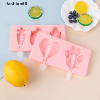 ifashion65 diy helado maker lindo molde con tapa de silicona casera paleta molde hecho a mano cl (8)