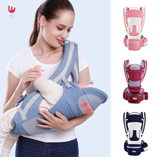 Baby Hip Seat Carrier Ergonomic Baby Waist Stool 3 In 1 Front Facing Baby Wrap Sling with Air Mesh for Newborn Toddler