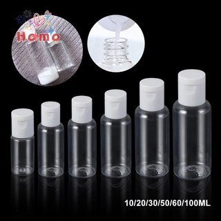 homoation squeeze contenedor vacío dispensador de botellas champú botella loción tarro 10-100ml maquillaje plástico transparente recargable