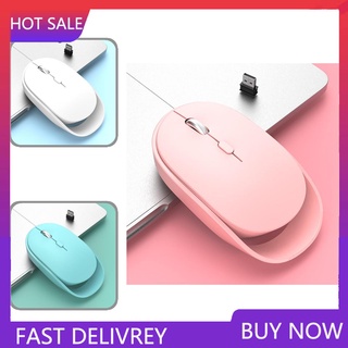 Sl | Mouse inalámbrico Ultra delgado 2.4g Bluetooth-compatible inalámbrico Mini Mouse sensible Rápida Para Laptop