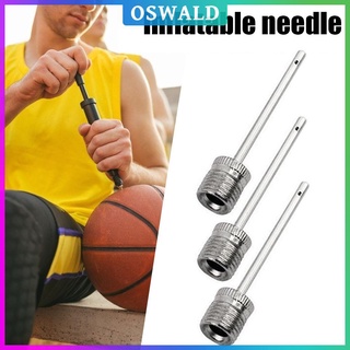 Oswald 3 pzas adaptador de válvula de aire inflable para baloncesto/baloncesto/baloncesto/bomba