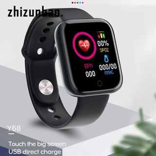 Y68/d20 reloj inteligente mujeres y hombres Monitor de frecuencia cardíaca deportes Tracker pulsera contador de pasos inalámbrico D20 Pro [] (3)