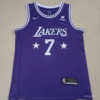 Los Angeles Lakers NO . 7 Carmelo Anthony Baloncesto Camisetas 2022 Nuevo Estilo Púrpura Deportes jersey