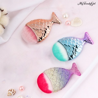 [MYTR Nai.D] Mermaid Tail Design Soft Nail Art Brush Dust Remover Cleaning Manicure Tool