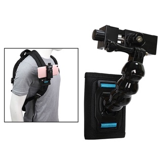adaptador de teléfono inteligente rotación soporte bolsa cinturón adaptador mochila correa clip (2)