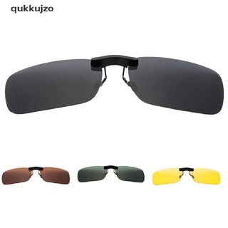 [qukk] gafas de sol polarizadas clip en conducción gafas de sol visión diurna uv400 lente visión nocturna 458cl