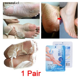 【azazel.cl】 1 Pair Exfoliating Foot Masks Peeling Mask Remove Feet Dead Skin Calluses CL