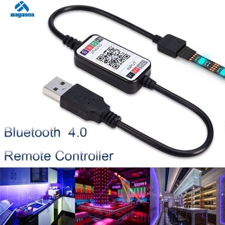 hot sale Hot Mini Wireless 5-24V Smart Phone Control RGB LED Strip Light Controller USB Cable Bluetooth 4.0 nagasea