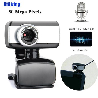 [(usa) Webcam con micrófono Usb 2.0 Para computadora Pc cámara De video Hd Digital