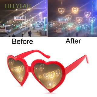 Lillyeah lentes De Sol con efecto Especial duradero De larga duración/lentes De corazón