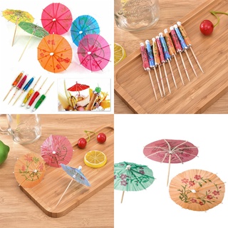 50 piezas/bolsa de paraguas pequeños decorar mesa de comedor comida para el hogar (1)