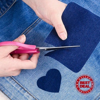 20pcs 5 Colores DIY Planchado Denim Tela Parche Reparación De Ropa U4L9 Jeans Kit V7D0
