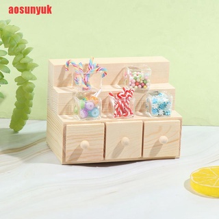 {aosunyuk} 1:12 casa de muñecas miniatura supermercado caja de caramelos mostrar muebles accesorios TTE