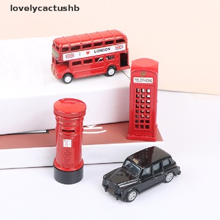 [j] london bus diecast model sacapuntas mejor de la decoración en miniatura británica recomendada