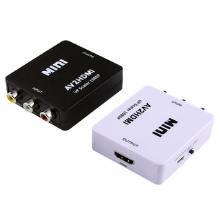 Rca a HDMI 1080p Mini compuesto CVBS AV convertidor De audio y video AV2HDMI Granito (7)