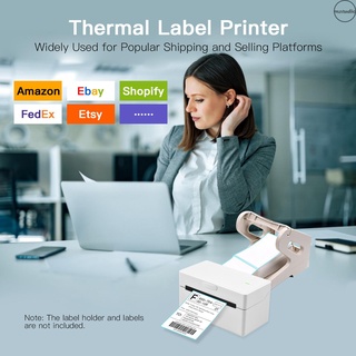 Aibecy 3 pulgadas de escritorio de envío de etiquetas impresora directa térmica impresora de etiquetas 180 mm/s USB fabricante de etiquetas 40-80mm ancho de papel para Shi (9)