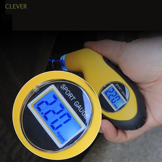 CLEVER Car Accessories Tire Pressure Barometer Monitor System Pneumatic Tester Motorcycle Equipment Car Tool Electronic Pressure Test Gauge Lcd Barometer