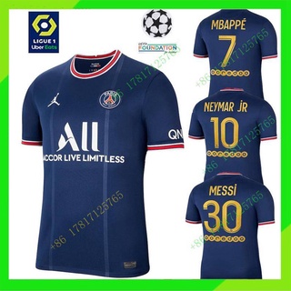 Messi golden ball bonus color font jersey 21/22 Paris Saint-Germain Home Shirt 2021-2022 football man fans PSG Talla S-XXL