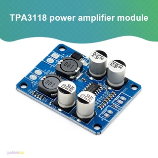 * DC8-24V TPA3118 PBTL 60W Mono Digital Audio Amplifier Board 1X60W 4-8 Ohms Replace TPA3110 For Arduino goddessss