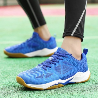 Zapatillas de deporte de bádminton de los hombres de las mujeres de entrenamiento de bádminton zapatos Comfotable resistente al desgaste Unisex calzado de tenis BcCt (1)