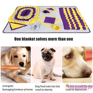 (accesorios de vehículos) alimentación lenta empalmada perro snuffle mat mascota olfatear nariz entrenamiento manta