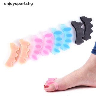 [enjoysportshg] 1Pair Gel Toes Separators Orthotics Stretchers Align Correct Overlapping Toes pp [HOT]