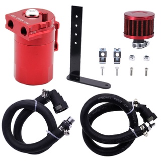 Oil Catch Can Kit with 13mm Fuel Line Waste Gas Can 500ml Reservoir Tank Fits for F 150 5.0L 2011-2019 Moulding for Expedition 3.5L Ecoboost 18-2021