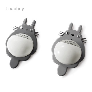 Teachey 1Pcs cepillo de dientes soporte de pared lindo Totoro ventosa succión baño organizador de herramientas familiares accesorios envío