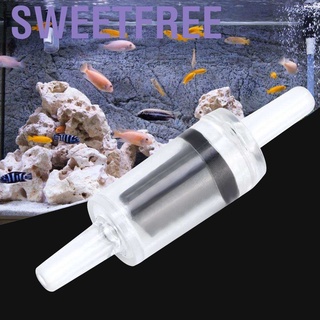 Sweetfree negro válvula de retención de agua ligero plástico parada hogar para acuario tanque de peces bomba de aire tienda