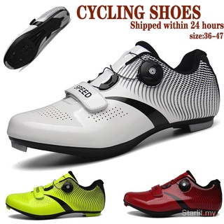 Zapatos de bicicleta de carretera zapatos de ciclismo MTB Spin encaje autobloqueo zapatos de bicicleta para hombre y mujer con rápido Compatible SPD Cleats NNDo
