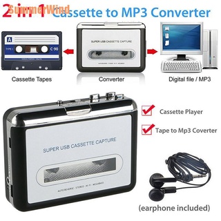 Summerwind (~) portátil USB Cassette cinta a MP3 convertidor de captura HiFi Audio reproductor de música