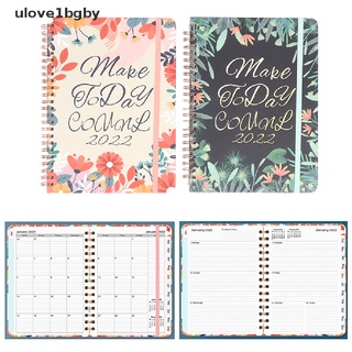 【ULO】 Portable Travel Journal Daily Plan 2022 Schedule Notepad Notebook Diary Planner .