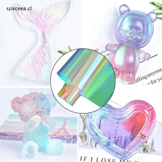 spa 30x100cm Aurora AB Effect Reflective Mirror Paper Jewelry Making Tool DIY Epoxy Resin Mold Findings Fillings
