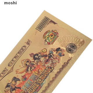 moshi el rey pirata hoja de oro 100 billones de yen moneda conmemorativa billete moneda. (4)